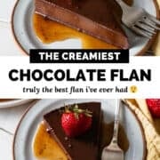Chocolate flan