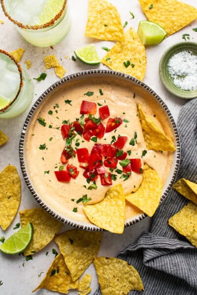Cottage cheese queso