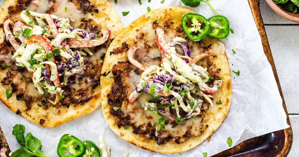 Chicken Smash Tacos